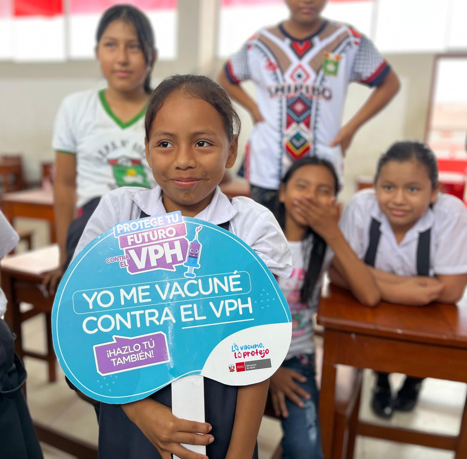 NIÑOS Y NIÑAS DE SANTA CLARA DE NANAY FUERON VACUNADOS CONTRA EL VIRUS DEL PAPILOMA HUMANO (VPH)